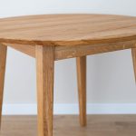 Dubový kulatý jídelní stůl Ortobello pr.110 cm