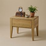 Dubový noční stolek Heritage SN330 Retro – 40(50)/41/35cm (š/v/h) – 5YG