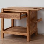 Dubový novinový stolek OakWood nr.108- 65/50/40cm (š/v/h)
