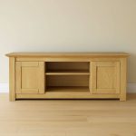 Dubový TV stolek DB05 Harmony – 150/60/45cm (š/v/h)