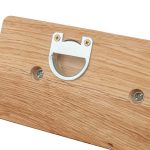 Dubový věšák na klíče z masivního dřeva OakWood nr.24 – 25/10/5cm (š/v/h)