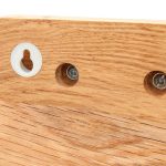 Dubový věšák na klíče z masivního dřeva OakWood nr.24 – 25/10/5cm (š/v/h)