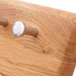 Dubový věšák na klíče z masivního dřeva OakWood nr.24 – 25/10/5cm (š/v/h)