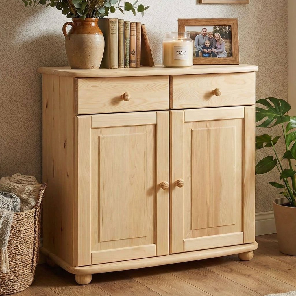 Komoda Country 108 – masiv borovice – šířka 85cm