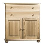 Komoda Country 109 – masiv borovice – šířka 85 cm