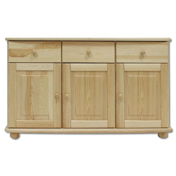 Komoda Country 111 – masiv borovice – šířka 124cm