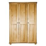 Šatní skříň Country 3P – SF105 – masiv borovice – 125/190/60cm (š/v/h)