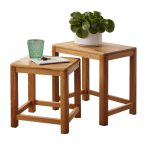 Set dvou dubových konferenčních stolků OakWood nr.05