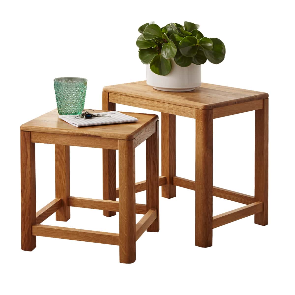 Set dvou dubových konferenčních stolků OakWood nr.05