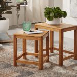 Set dvou dubových konferenčních stolků OakWood nr.05