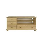 TV stolek / TV komoda Country 02 – RV127 – masiv borovice – 124/60/42 (š/v/h)