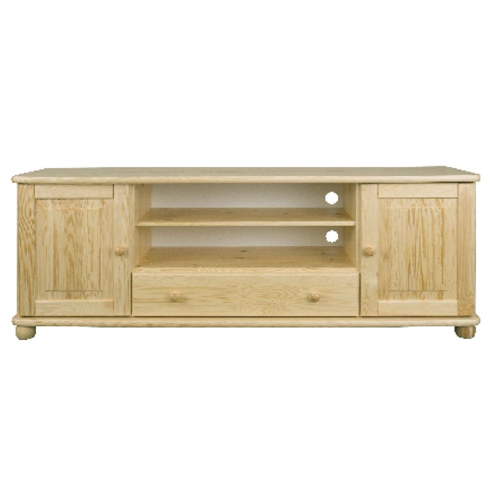 TV stolek / TV komoda Country 03 – masiv borovice – 163/60/42 (š/v/h)