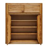Velký dubový botník z masivu OakWood nr.17 – 100/111/37 cm (š/v/h)