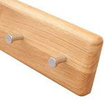 Věšák z masivu dubu OakWood nr.12 – 70/10/6 cm (š/v/h)