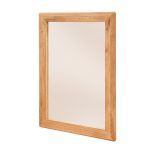 Zrcadlo v masivním dubovém rámu OakWood nr.06 – 100/70/3cm (š/v/h)
