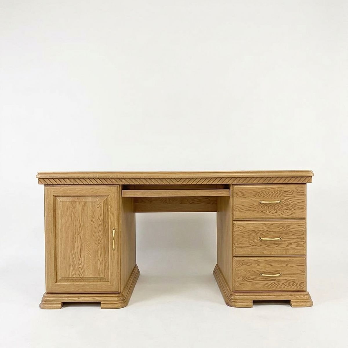 Dřevěný dubový psací stůl PS201 DB Castello – 180/85/70cm (š/v/h)