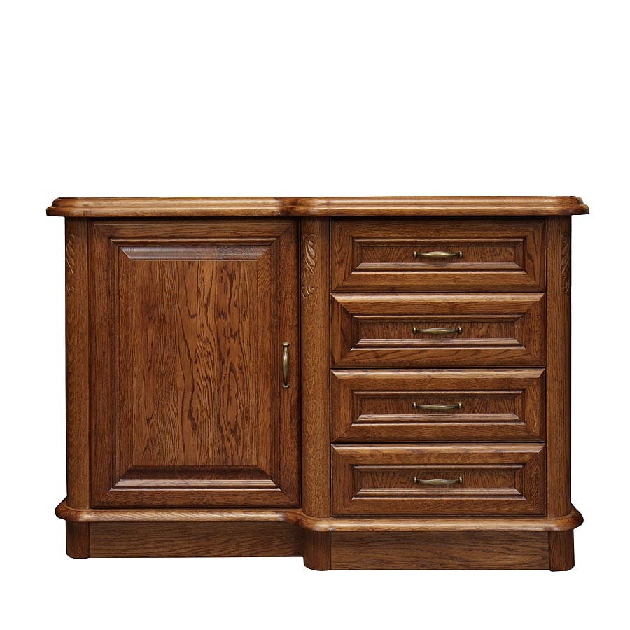Dubová komoda DB23 History – 120/85/50cm (š/v/h)