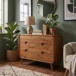 Dubová komoda KO802DB – 70´s Collection – 120/90/43cm (š/v/h) – 5YG