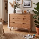 Dubová komoda KO802DB – 70´s Collection – 120/90/43cm (š/v/h) – 5YG