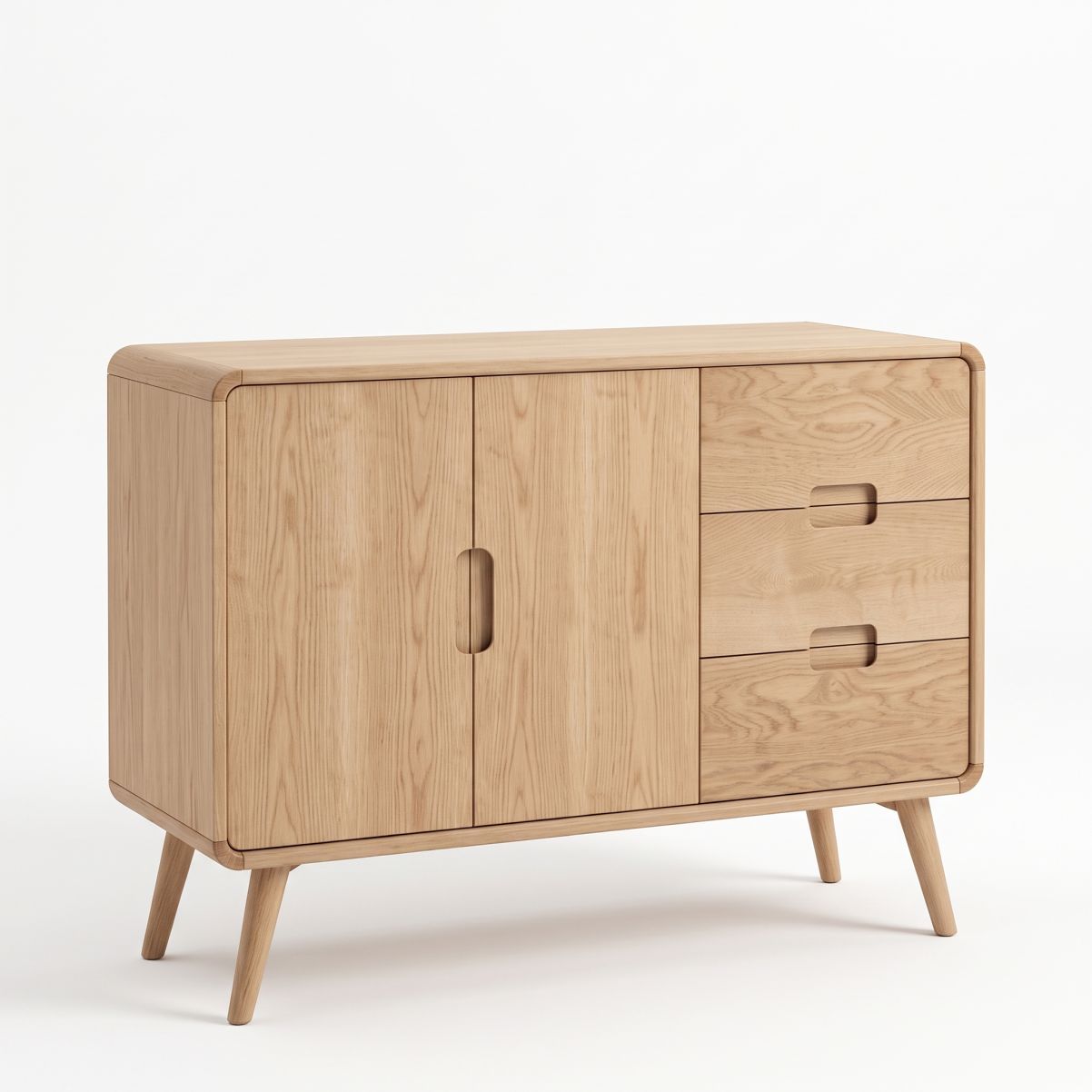 Dubová komoda KO803DB – 70´s Collection – 137/90/43cm (š/v/h) – 5YG