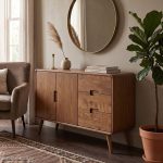Dubová komoda KO803DB – 70´s Collection – 137/90/43cm (š/v/h) – 5YG