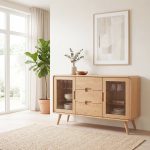 Dubová komoda KO805DB – 70´s Collection – 165/90/43cm (š/v/h) – 5YG