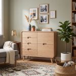 Dubová komoda KO806DB – 70´s Collection – 110/110/43cm (š/v/h) – 5YG