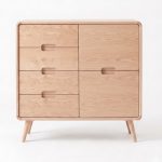 Dubová komoda KO806DB – 70´s Collection – 110/110/43cm (š/v/h) – 5YG