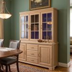 Dubová kredenc, vitrína KR204 DB Castello – 163/198/48cm (š/v/h)