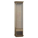 Dubová vitrína VI701 ROMA – 60/190/45cm (š/v/h)