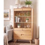 Dubová Vitrína VI801DB – 70´s Collection – 95/195/43cm (š/v/h) – 5YG