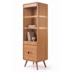 Dubová Vitrína VI802DB – 70´s Collection – 53/195/43cm (š/v/h) – 5YG