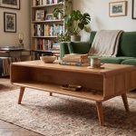 Dubový konferenční stolek KS801DB – 70´s Collection – 115/50/60cm (š/v/h) – 5YG