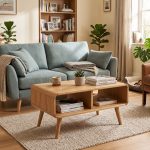 Dubový konferenční stolek KS801DB – 70´s Collection – 115/50/60cm (š/v/h) – 5YG
