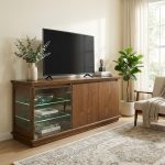 Dubový TV stolek TV707 ROMA – 150/65/45cm (š/v/h)
