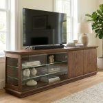 Dubový TV stolek TV708 ROMA – 200/65/45cm (š/v/h)